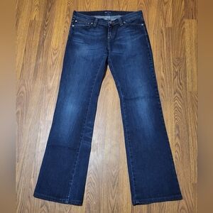 Michael Kors Women’s Jeans Size 27 Straight Leg Dark Blue Denim D15